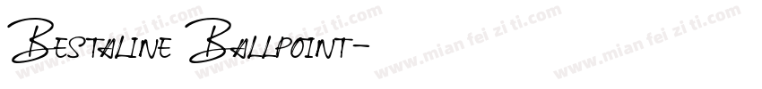 Bestaline Ballpoint字体转换
